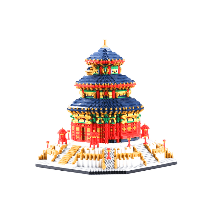 Beijing's Temple of Heaven Building Blocks Model Toy for Kids