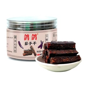 【中国直邮】 鸽鸽 茄子干农家特色小吃江西酱干鹰潭特产200g*1罐