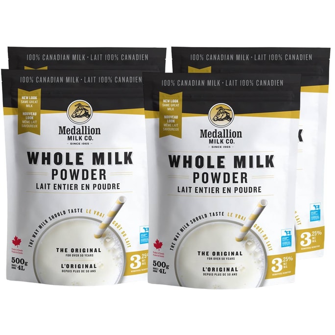 Whole Milk Powder  500g/Pack-4 Pack Bundles