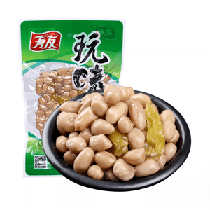 Pickled Peppers Peanuts Shelless Non-fried Sour And Spicy Delicious Snack For Drama Watching Appetizer For Drinks 95g 1 Bag