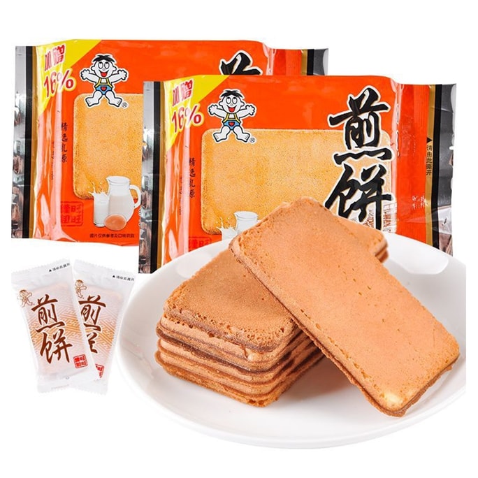 Pancake Iron Plate Pancake Classic Original Flavor Milky Biscuits Snack 116g*1 Bag