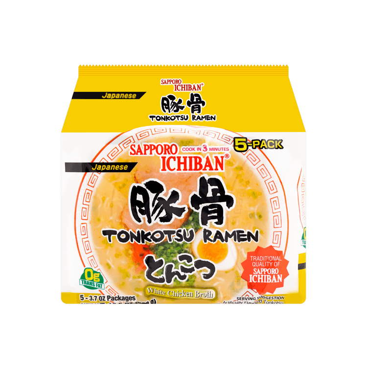 Buy Sapporo Ichiban Tonkotsu Ramen (5 pack)