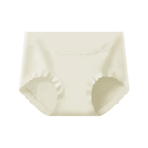 【中国直邮】 宝娜斯 纯棉透气无痕三角裤 杏色2XL码 2条