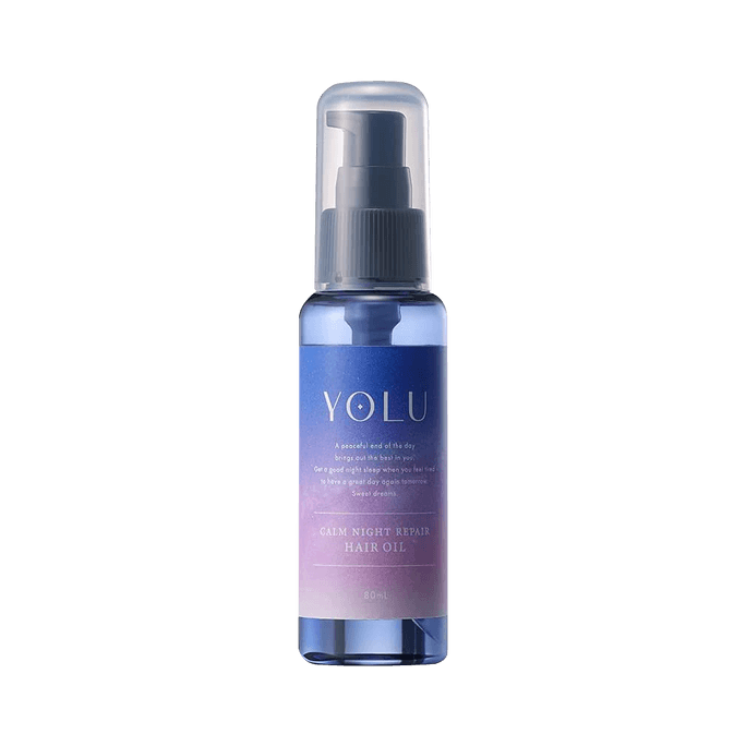 YOLU||修護夜間損傷滋養護髮精油||80ml