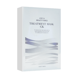 日本AXXZIA曉姿 BEAUTY FORCE 禦顏晶采舒潤沁漾安膚面膜 整肌煥膚深海繃帶GK銀繃帶 舒潤煥發 維穩保濕 7片裝 敏感肌膚可用