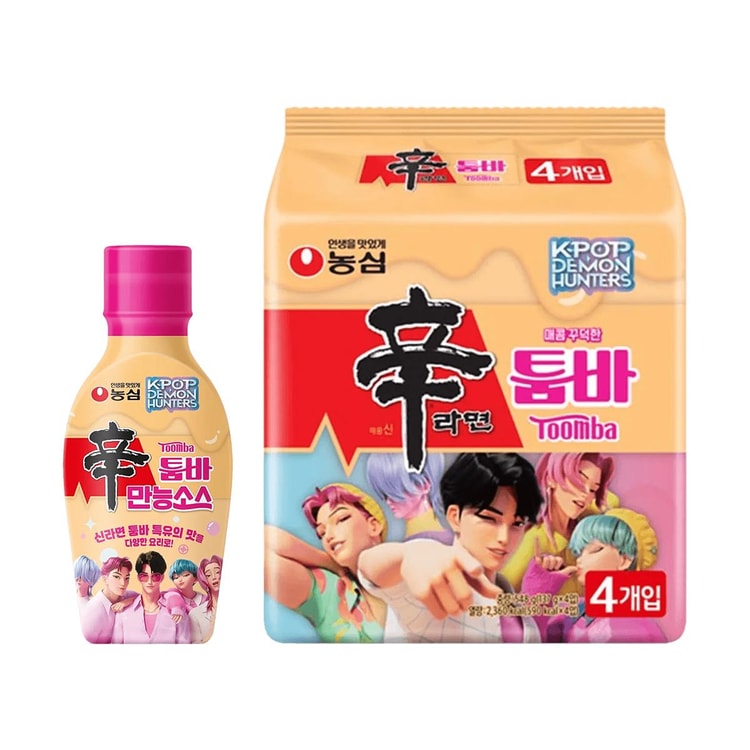 NONGSHIM 【Toomba Combo】 K-pop Demon Hunters 【Shin Ramyun Toomba