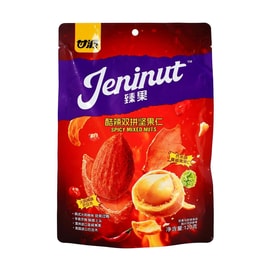 甘源 臻果 酷辣雙拼堅果仁 火雞辣味巴旦木+芥末風味夏威夷果仁 120g