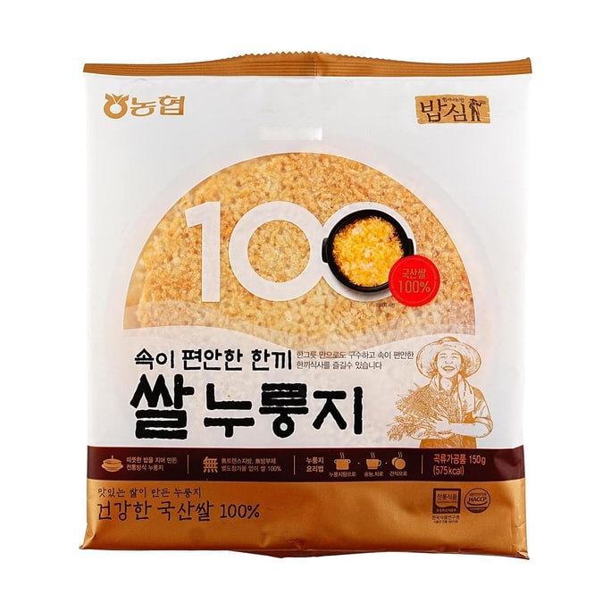 韓國NONGHYUP農協 鍋巴 傳統小吃 150g【可製作鍋巴湯】