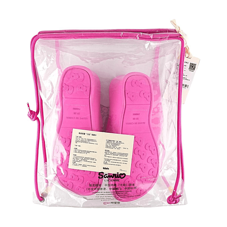 野兽派 Hello Kitty 聯名 立體造型坡跟拖鞋 玫粉 37-38 【Hello Kitty 聯名款】【輕盈坡跟】 11