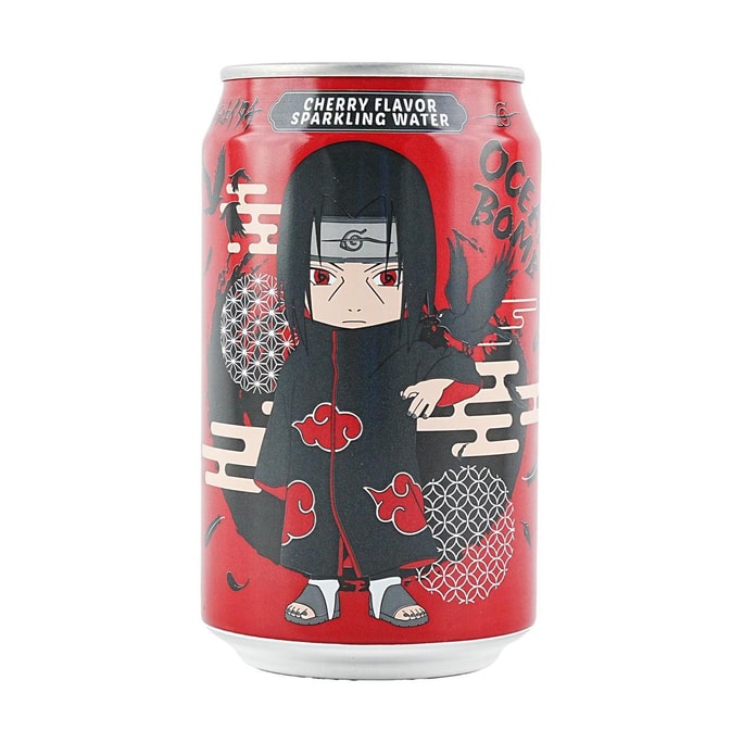 Naruto Shippuden Cherry Flavor Sparkling Water 11.16 fl oz 