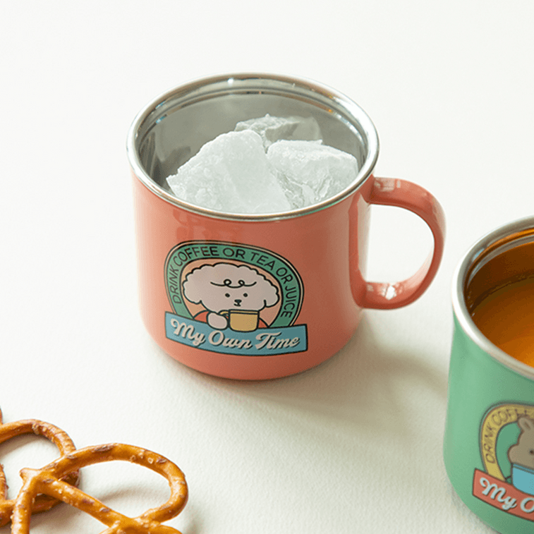 Stainless Mug Cup 2pcs Set My Buddy 300ml 4