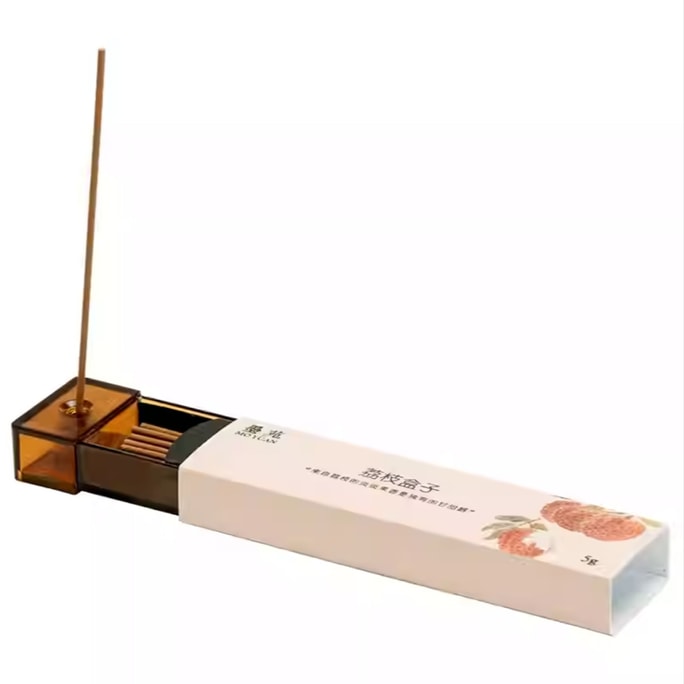Fruity Aromatherapy Incense Sticks Lychee Scent 5g Box