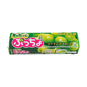 日本UHA悠哈 耐嚼果汁软糖 阳光玫瑰葡萄味 10粒
