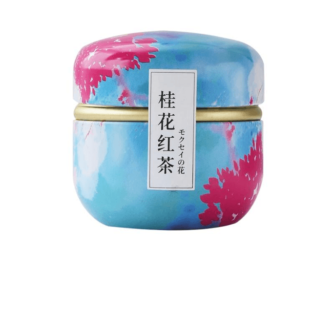 Osmanthus Black Tea, Flower Tea, Tea Bag, Fruit Tea 60g * 1 Can