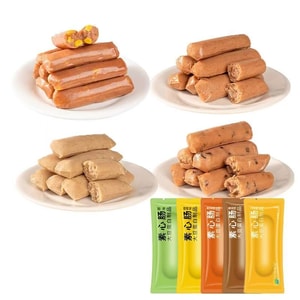 【吃素是福】植物火腿肠 泡面搭子{烧烤 奥尔良 玉米 香菇 原味}125g(5根)