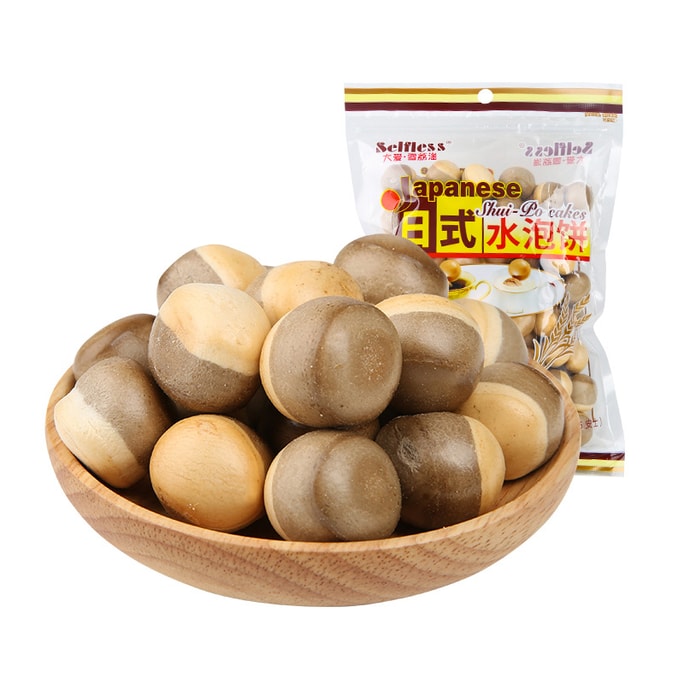Japanese-style water bubble biscuits 200g wood ball biscuits healthy breakfast soaked milk wheat aroma nostalgic snacks,Rich Milk Flavor, Crunchy & Non-Greasy, Dippable Breakfast