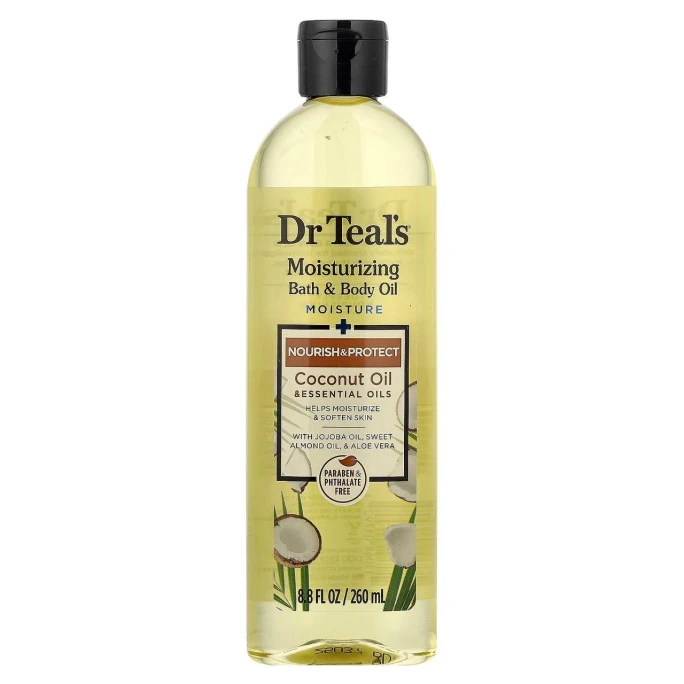 미국 Dr. Teal's Dr Teal's 코코넛 오일 바디 모이스처라이징 오일 260ml