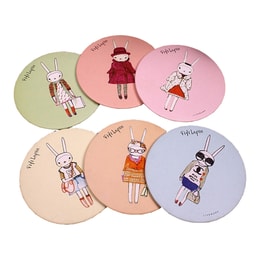 LEARN&WORK Cute Cartoon Tinplate With Make-up Mirror  Pack Of 2
