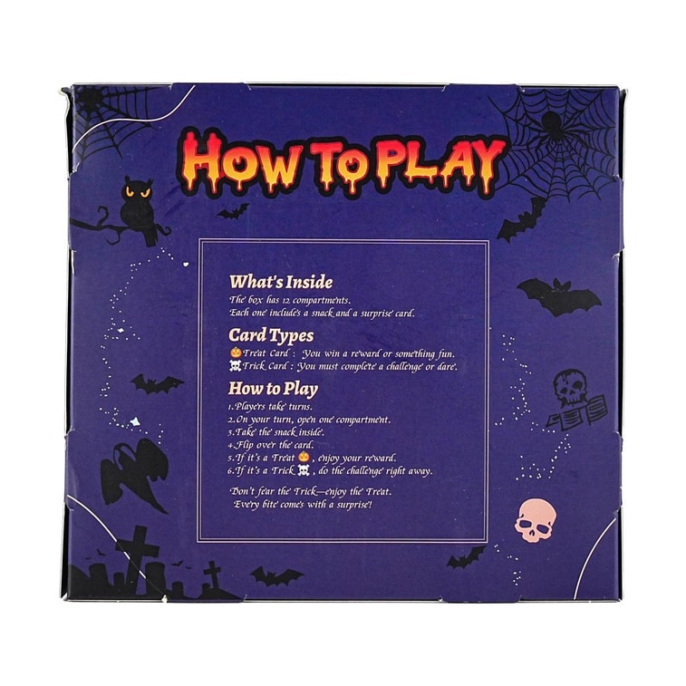 【ハロウィン限定】トリック・オア・トリート ミステリーキャンディ ブラインドボックス – 12個の不気味ないたずらキャンディ + サプライズ | カウントダウンカレンダーギフト 8