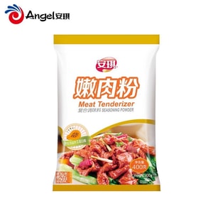 【中國直郵】 安琪 嫩肉粉 400g 商用松肉粉醃漬燒烤羊肉串家用炒菜牛肉食用澱粉