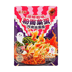 杨掌柜 粉面菜蛋 河南烩面版 螺蛳粉味 210g【非油炸面饼】【地道螺蛳汤】