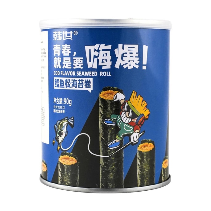 タラ風味海藻ロール 3.2 オンス