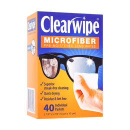 Microfiber Lens Cleaner Sheet 40pcs