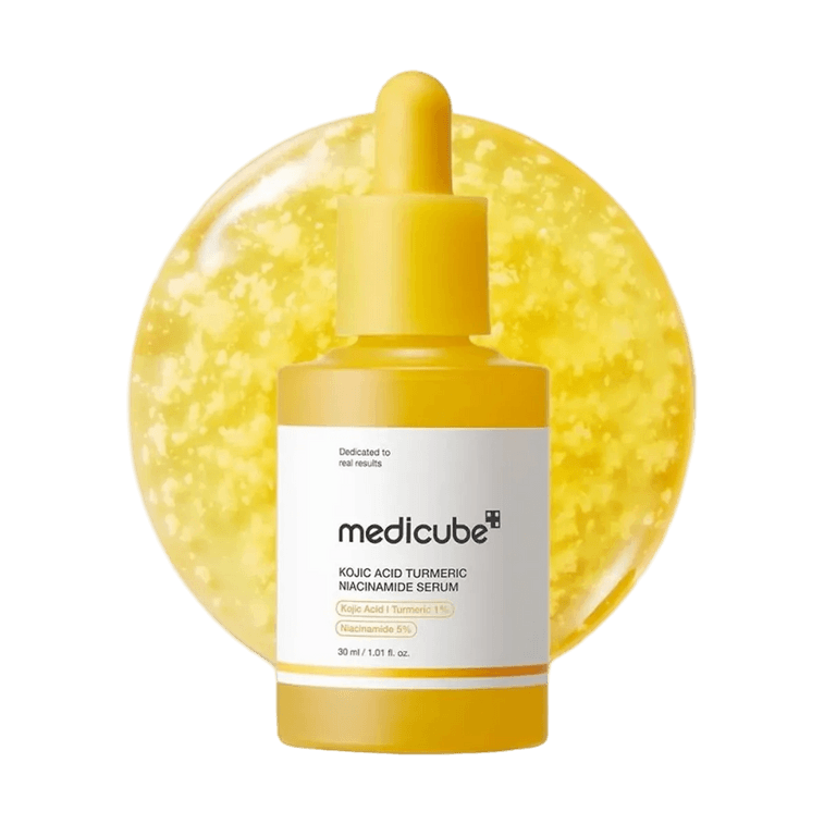 韩国MEDICUBE美蒂秋芙 曲酸姜黄烟酰胺精华液 30ml 焕亮阻黑 抗氧化 敏感肌适用 舒缓镇静泛红  3