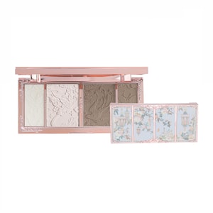 【中国直邮】 花知晓 蝴蝶云肩 高光提亮立体修容盘 01月影盘