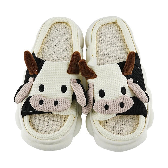 Slippers House Slides Cow Size 38
