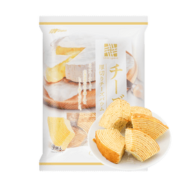 日本MARUKIN丸金 切片年轮蛋糕  起司口味 225g 包装随机发