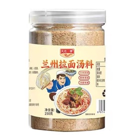 天月一香 正宗兰州拉面汤料 调料粉 家用煮面条调料粉 拉面汤料 250克 火锅食材 关东煮汤料包