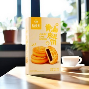 稻香村 黄油枣泥饼 传统夹心枣泥糕点饼干 140g【春节年货必买】