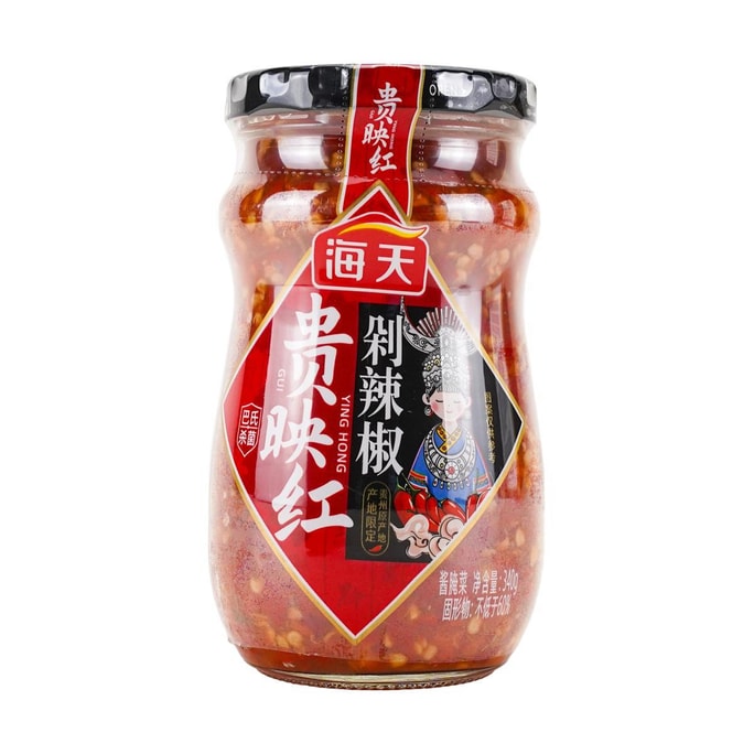 Premium Crushed Chili Sauce, Ideal for Stir-fry & Rice, 12 oz
