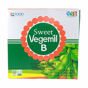 韩国Dr.Chung's Food Vegemil B甜豆奶 190ml*16盒【富含维生素D】【含钙】【不含乳糖】