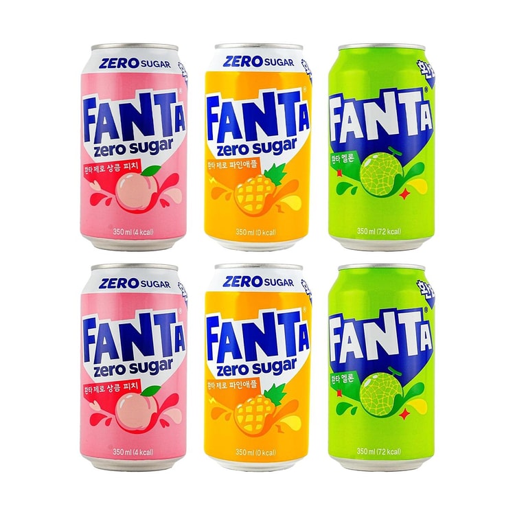 KOREA COCA COLA ファンタ メロン味ソーダ 11.83液量オンス - Yami