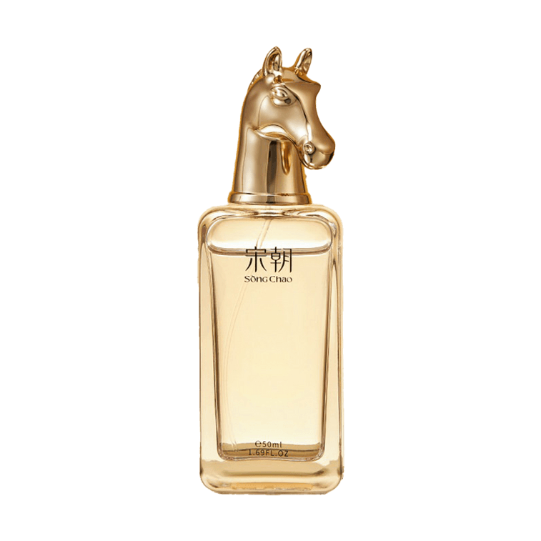 Celestial Steed Perfume Gift Set : Snow-Treading Tea Scent + Year of Horse Metal Cap + Pendant + Crystal Base 3