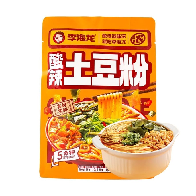 Instant Potato Starch , Sour and Spicy Flavor, 12.77 oz