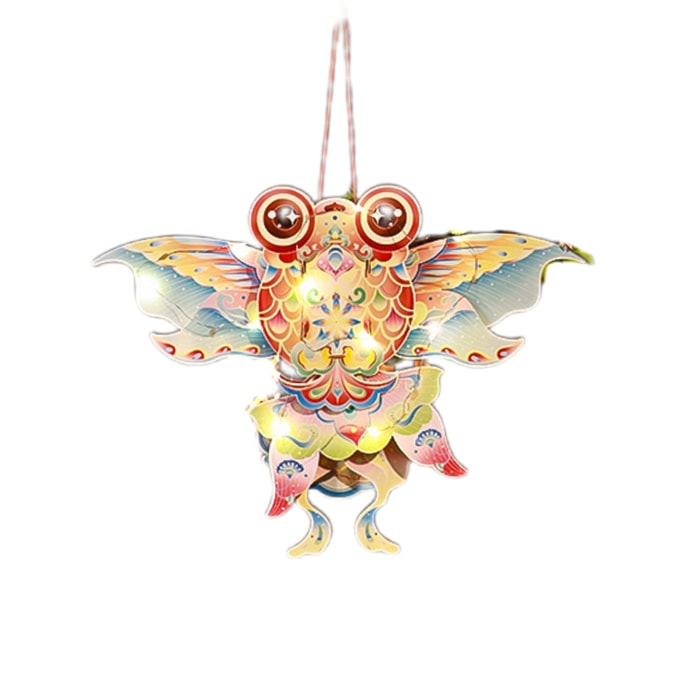 Mid-Autumn Festival Handheld Lantern Parent-Child DIY Craft Materials - Koi Fish 1 Pc