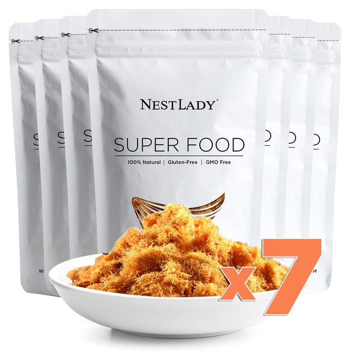 Original Pork Floss Low Fat Snacks Fine Taste 7 bag combination