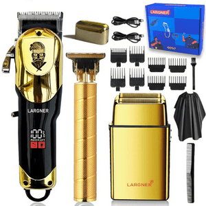 【USA Direct shipping】   Men's Electric Shaver with Dual Steel Blades 3 Units