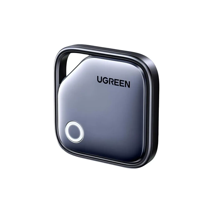 【香港からの直送】UGREEN CM816 Apple iPhoneフィットネストラッカー、クラシックブラック（1個）、紛失防止機能付き