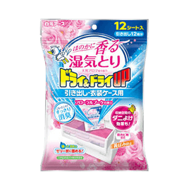 白元 增香除湿剂抽屉用(平铺型)花束香 12个 360g