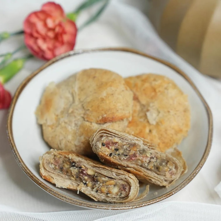 稻香村 低糖荞麦椒盐 苏式酥皮饼 310g【传统老式酥饼点心】 3