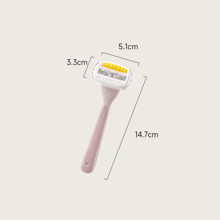 Lady Safety Shaver Razor - Gentle Rounded Blade Hair Removal for Arms Legs Underarms 3