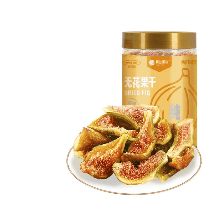 【中国直邮】楼兰蜜语 新疆无花果干特级新鲜切片干货 150g*1罐装
