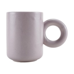 Better Finger Ceramic Knurled Handle Mug Purple, 10.14 fl oz