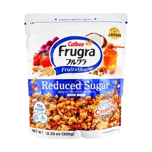 日本CALBEE卡乐比 Frugra富果乐 营养水果谷物燕麦片 减糖款 350g 即食冲饮代餐