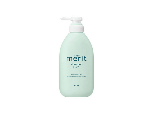 日本からの直送】花王 メリットシャンプー（450ml、ポンプ式） - Yami