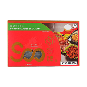 Hot Fruit Flavored Beef Jerky 6.0oz 【Gift Box】【Classic Flavor】
